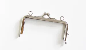 11cm ( 4 ") Purse Frame Silver 11cmx5cm