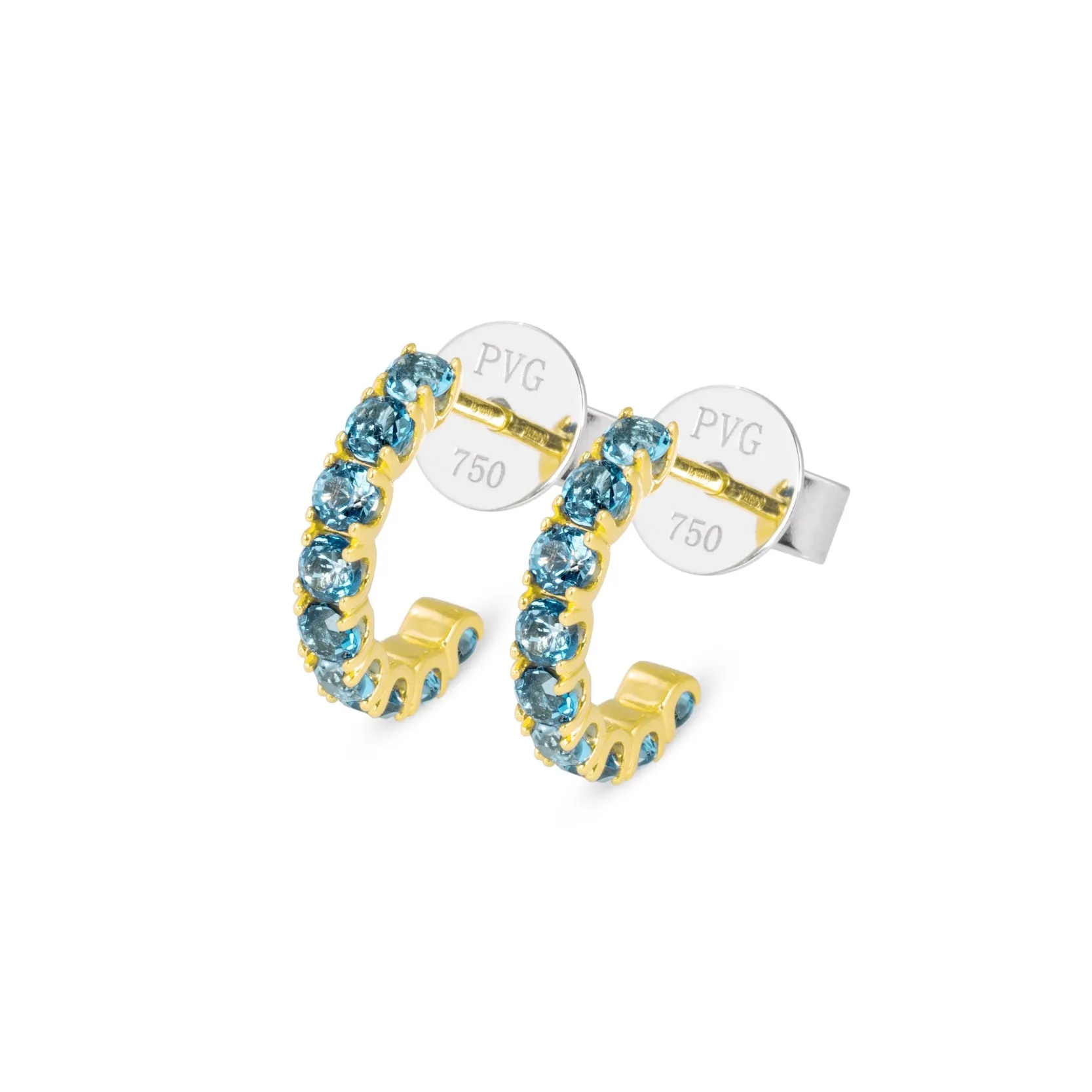 18kt Gold "Iris" Hoop Earring