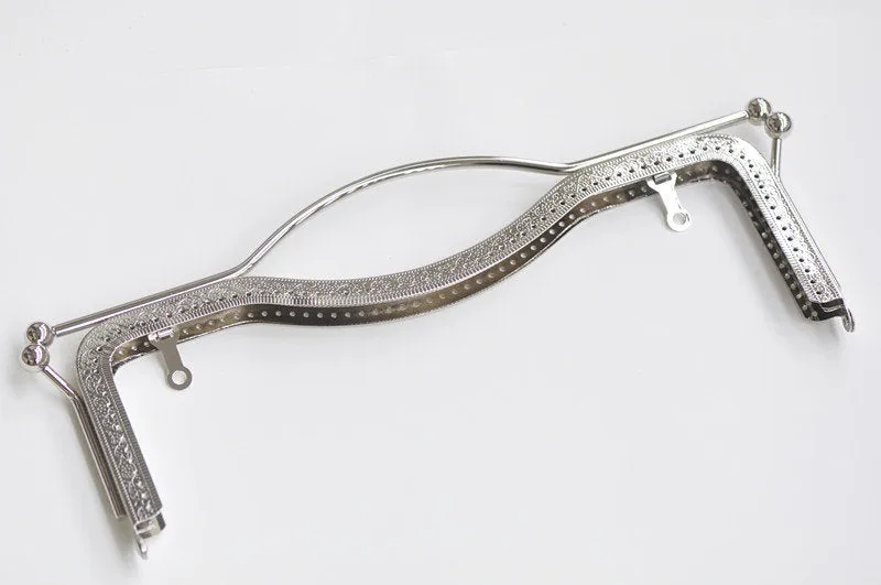 20.5cm (8")/ 27cm (10") Purse Frame Clutch Bag Making Bronze Silver Gunmetal Light Gold Four Colors Available
