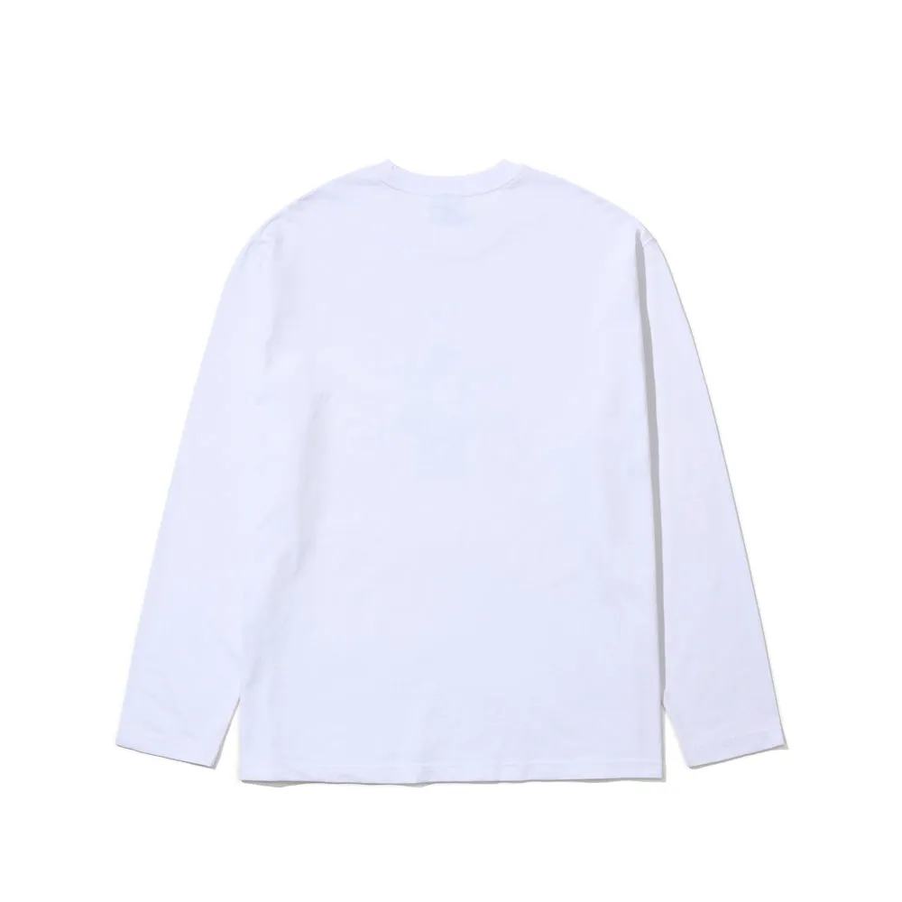 3D EVERY DAY RABBIT LONG SLEEVE WHITE