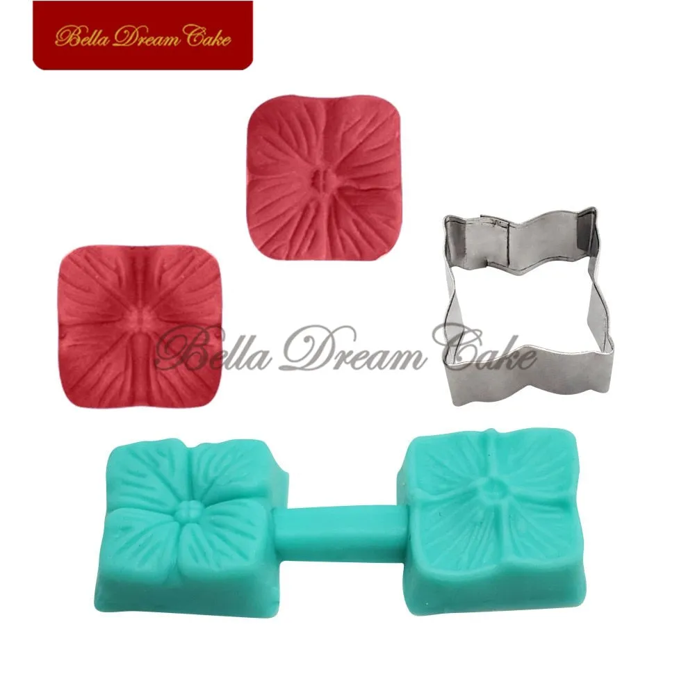 4 Style Flower Petal Veiner Silicone Molds