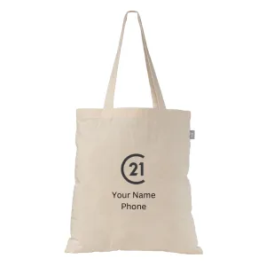 5 oz. Organic Cotton Tote Bag - Personalized