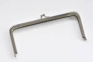8" (20.5cm) Silver Purse Frame Clutch Bag Purse Frame
