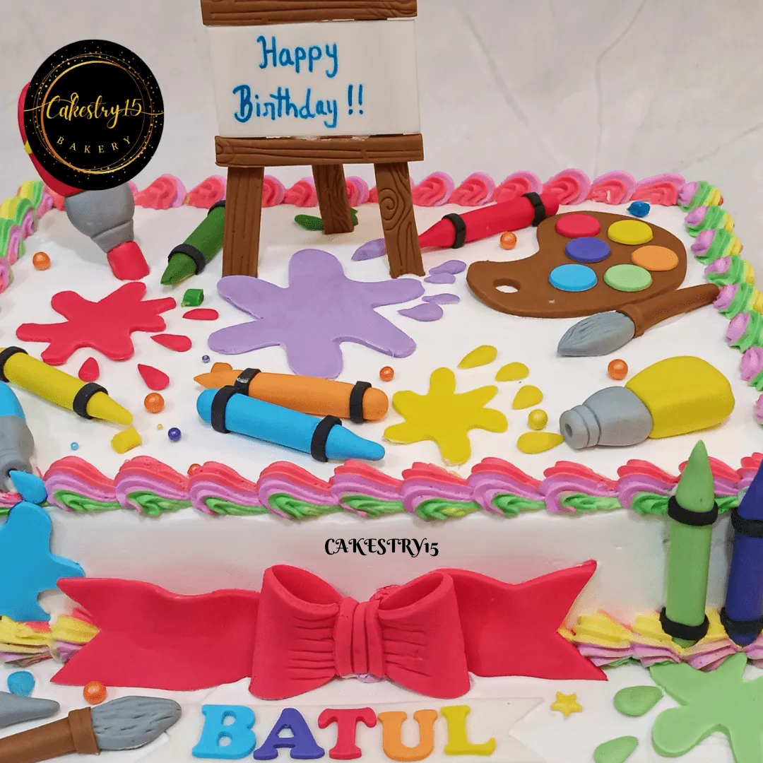 Artist Elegance 3kg Birthday Cake