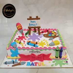 Artist Elegance 3kg Birthday Cake