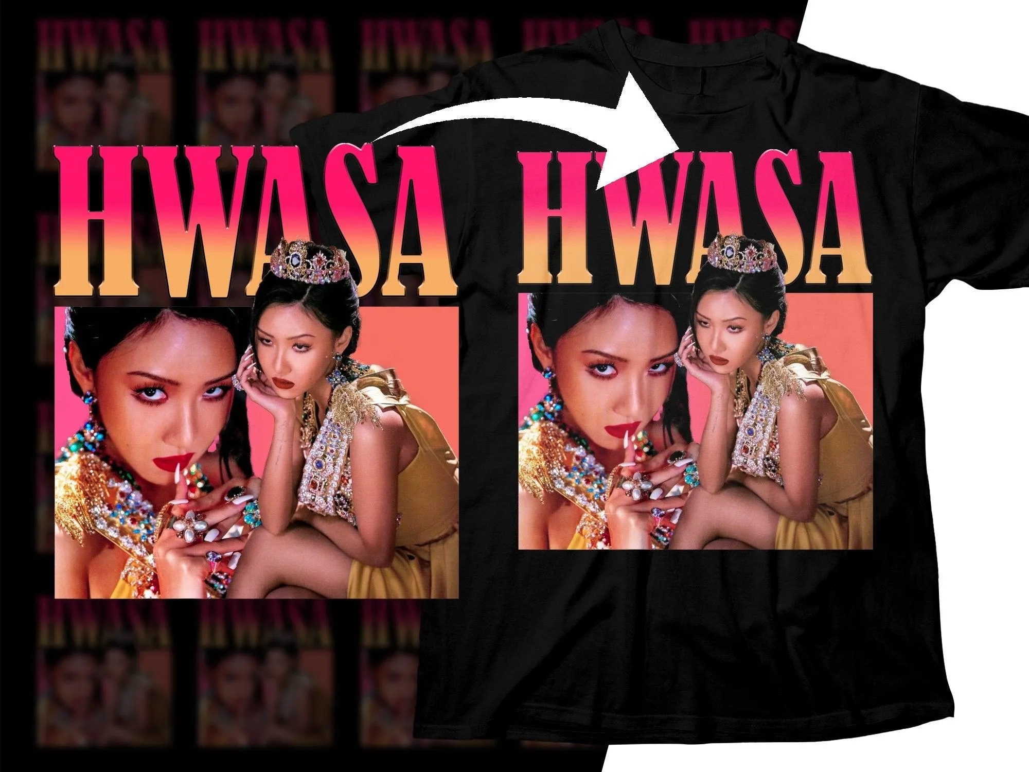 Artistic HWASA Fashionable Png Digital Download