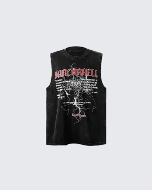 Artistic Ripped Hip-Hop Tank Top