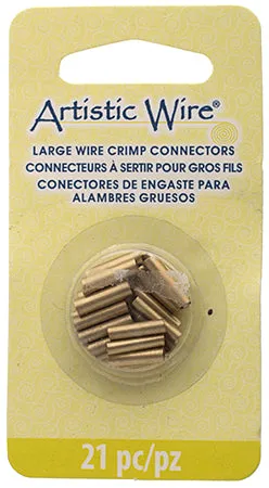 Artistic Wire Large Crimp Tubes 3 Sizes Tarnish Resistant 7pcs/Size 21pcs
