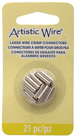 Artistic Wire Large Crimp Tubes 3 Sizes Tarnish Resistant 7pcs/Size 21pcs