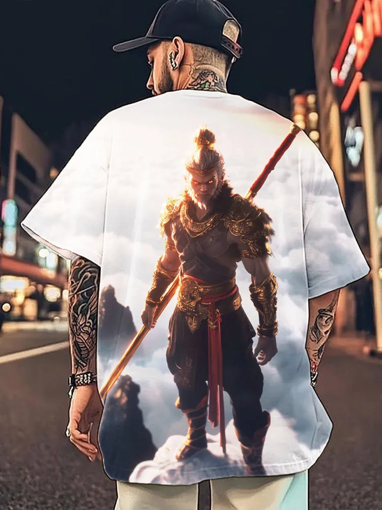 Artistic Wukong Printed Tee