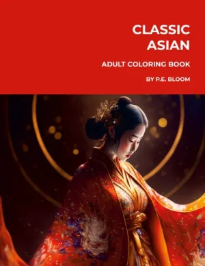 ASIAN CLASSIC ADULT COLORING BOOK