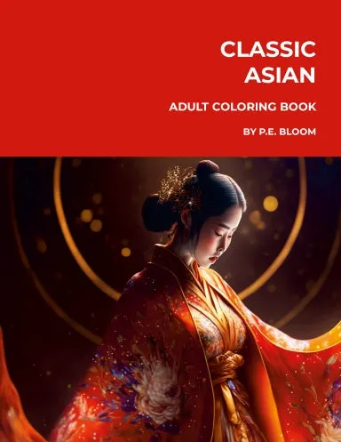 ASIAN CLASSIC ADULT COLORING BOOK