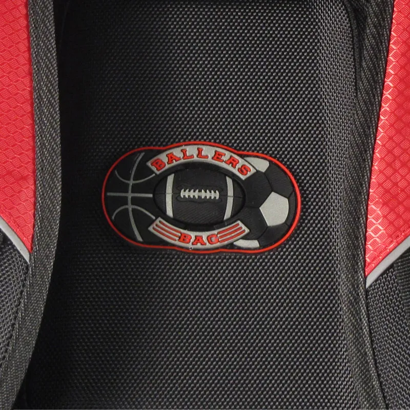 Baller's Bag Pro Backpack in Red