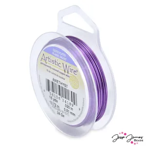 Beadalon Artistic wire 24 Gauge in Amethyst