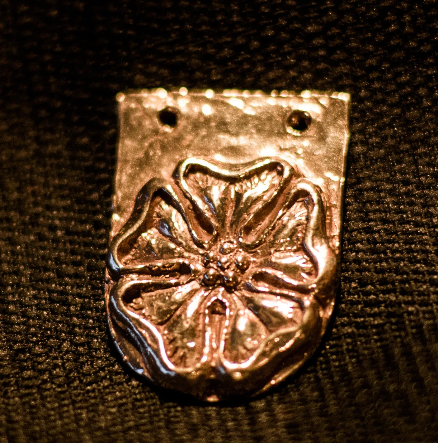 Belt End - Rose Pattern - X-67