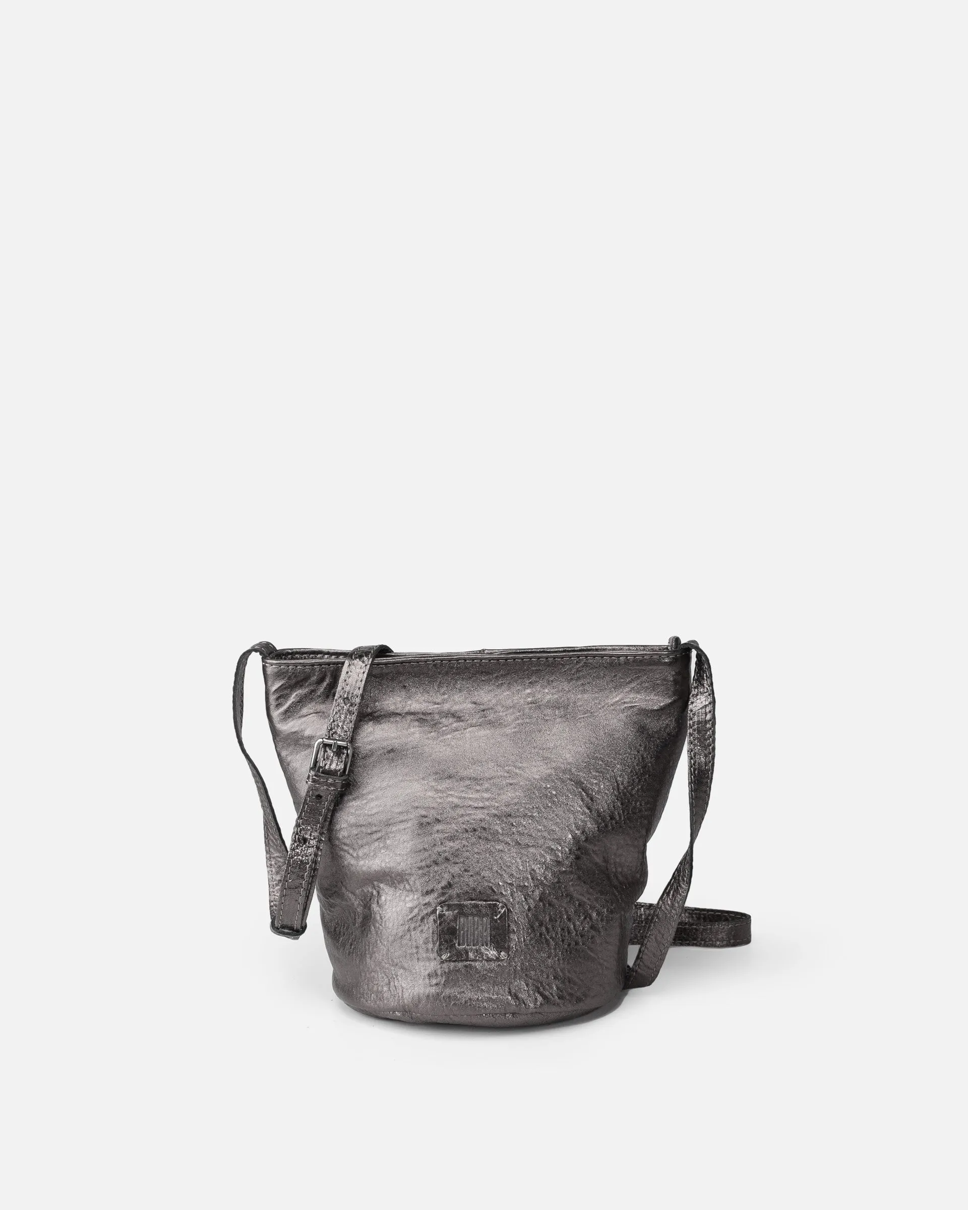 Biba -  Metallic Cross Body Bucket Bag