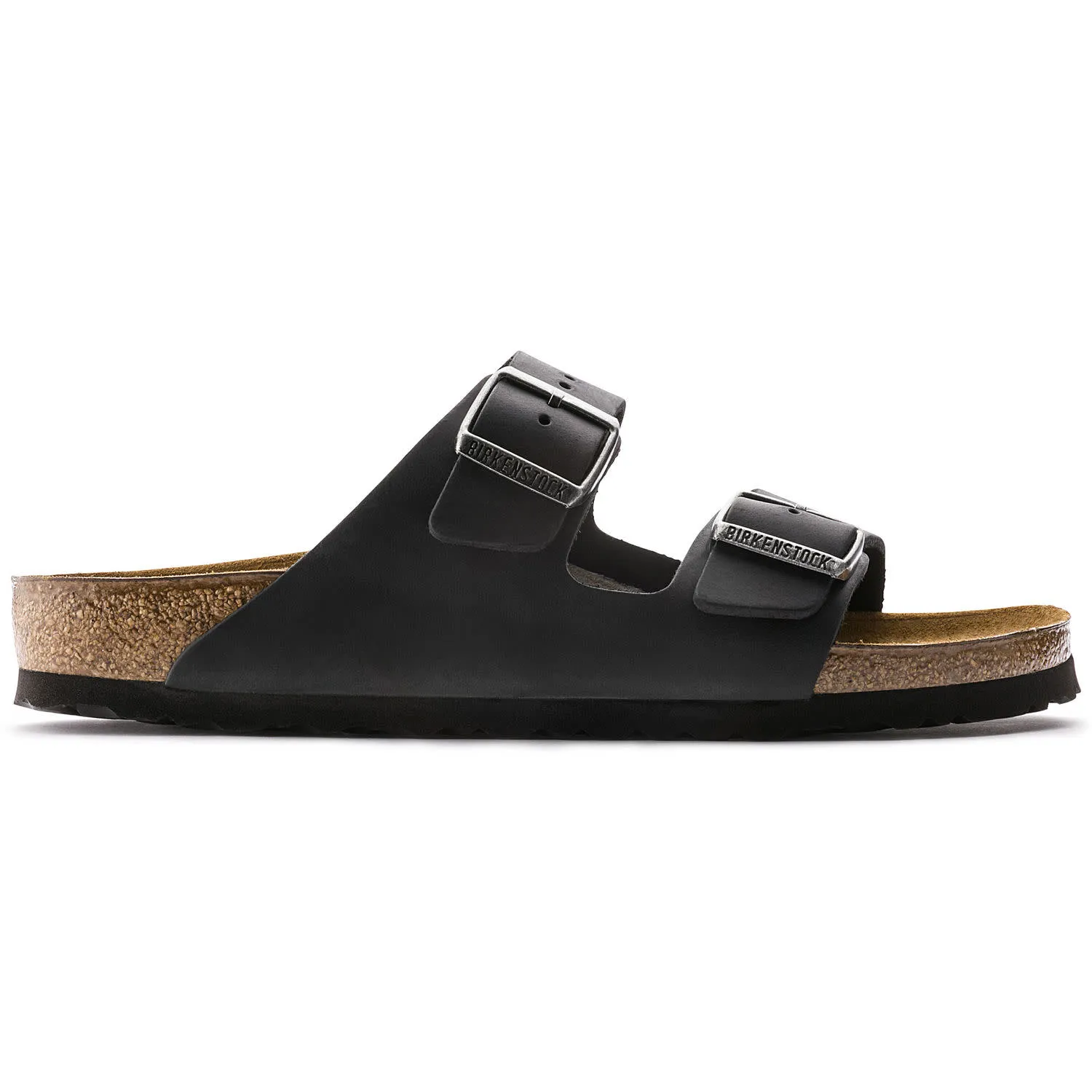 Birkenstock Unisex Arizona Oiled Leather Regular Black | Buy Birkenstock Unisex Arizona Oiled Leather Regular Black here | Outnorth