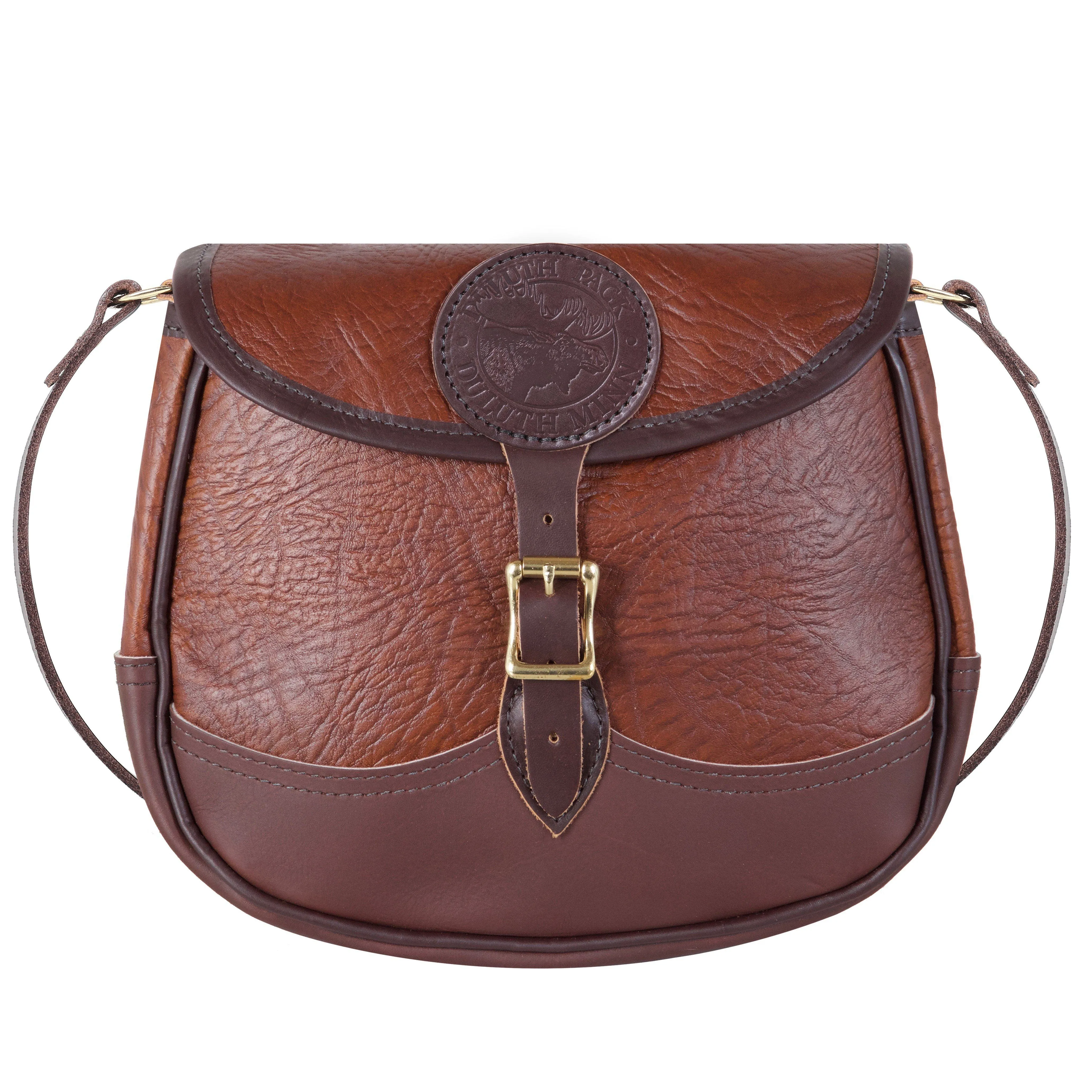 Bison Leather Shell Purse