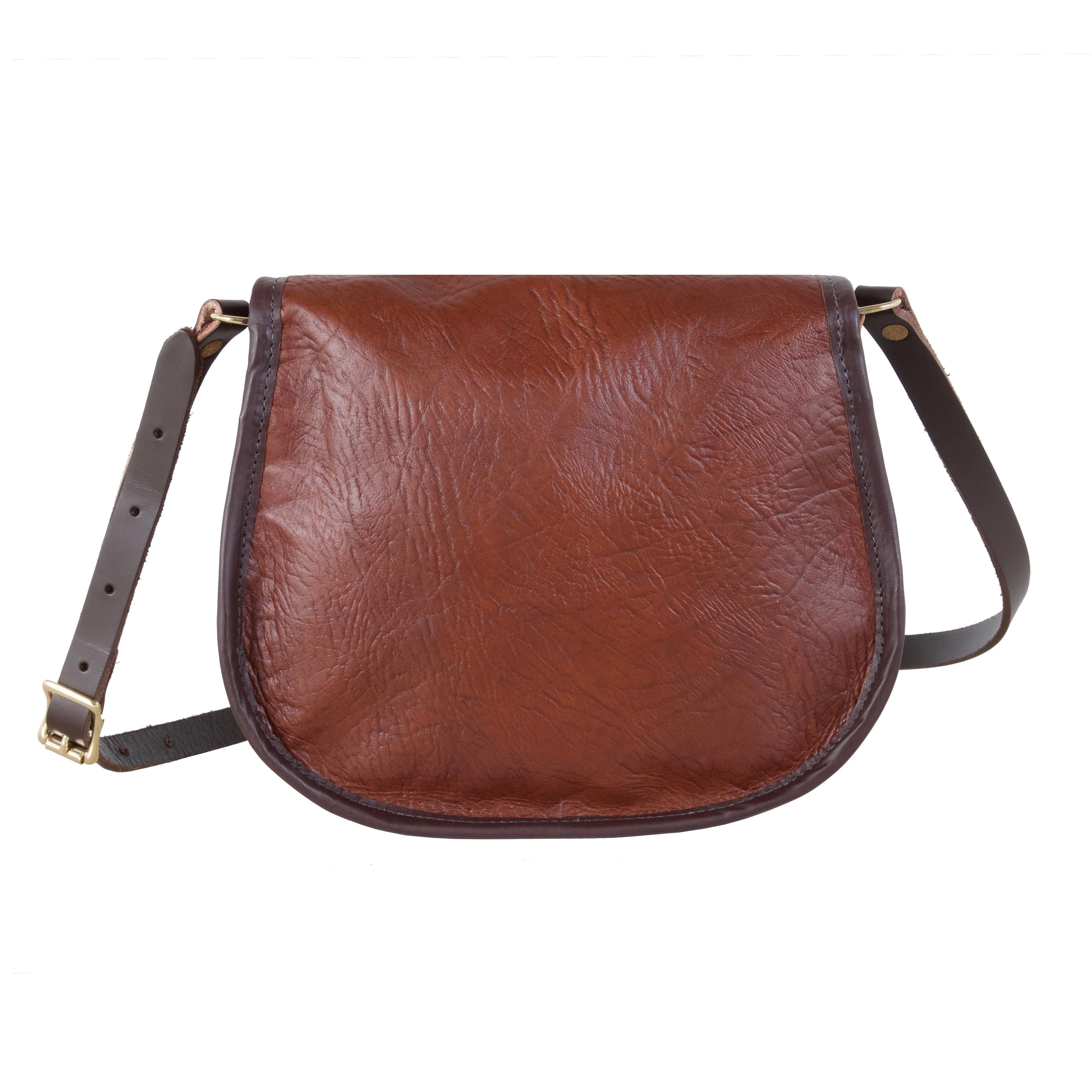 Bison Leather Shell Purse