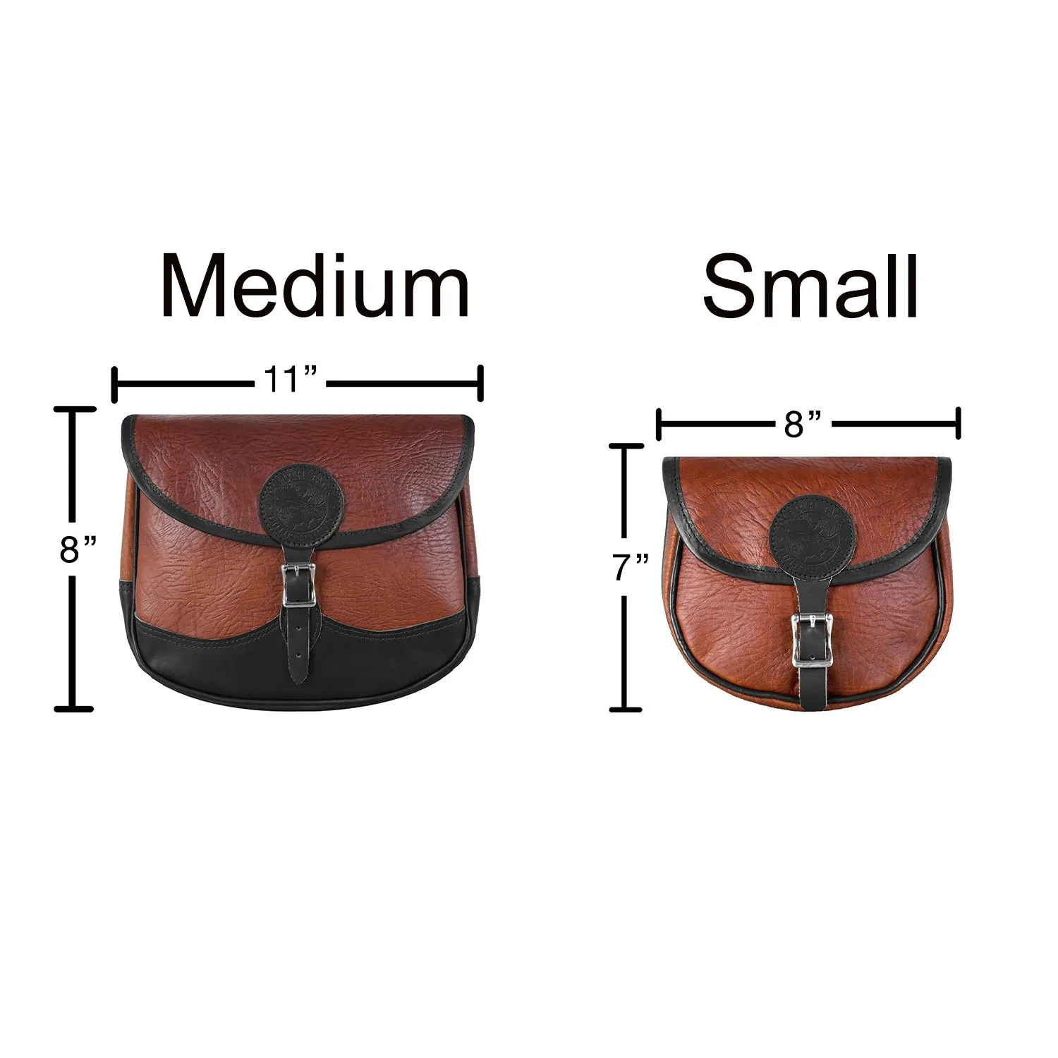 Bison Leather Shell Purse