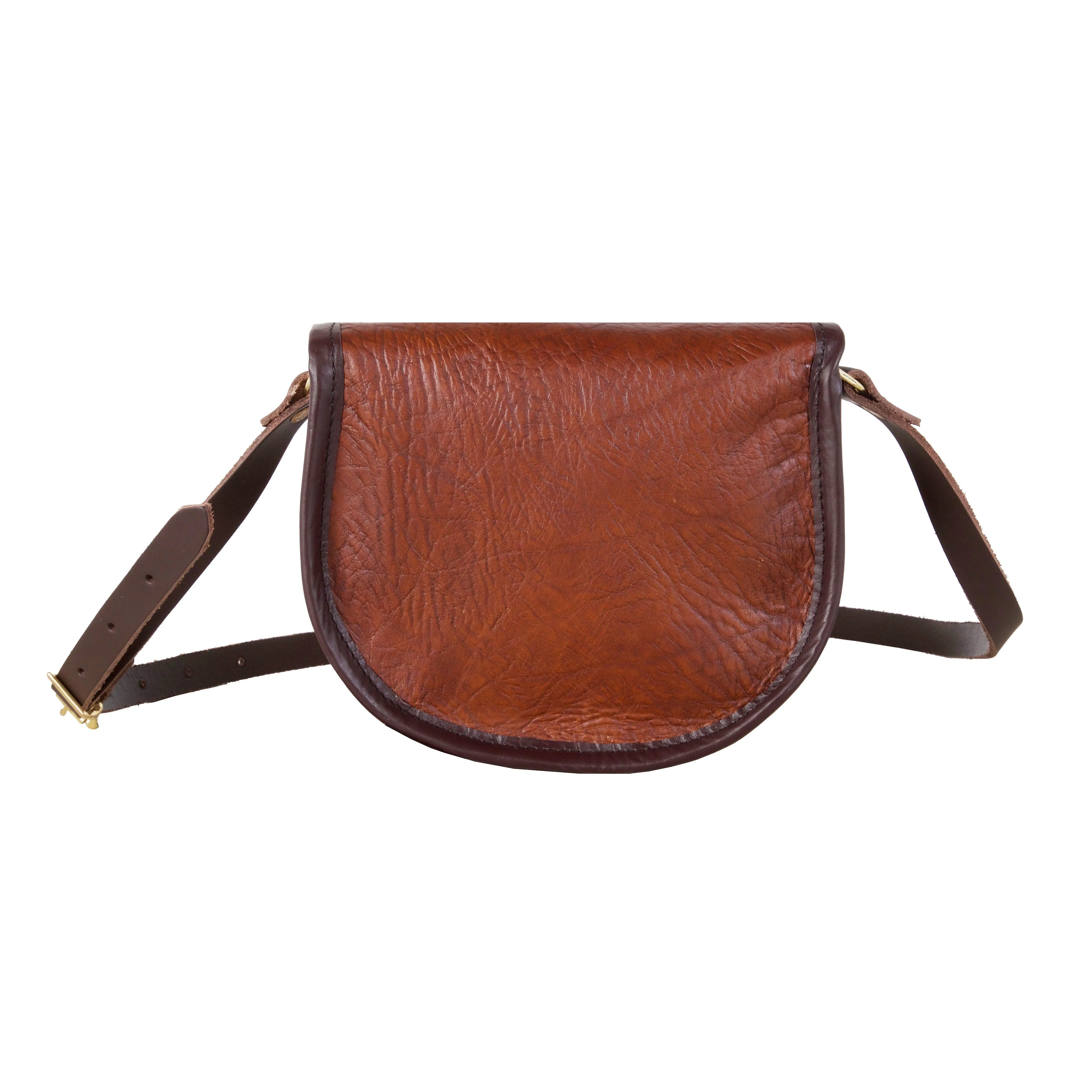 Bison Leather Shell Purse