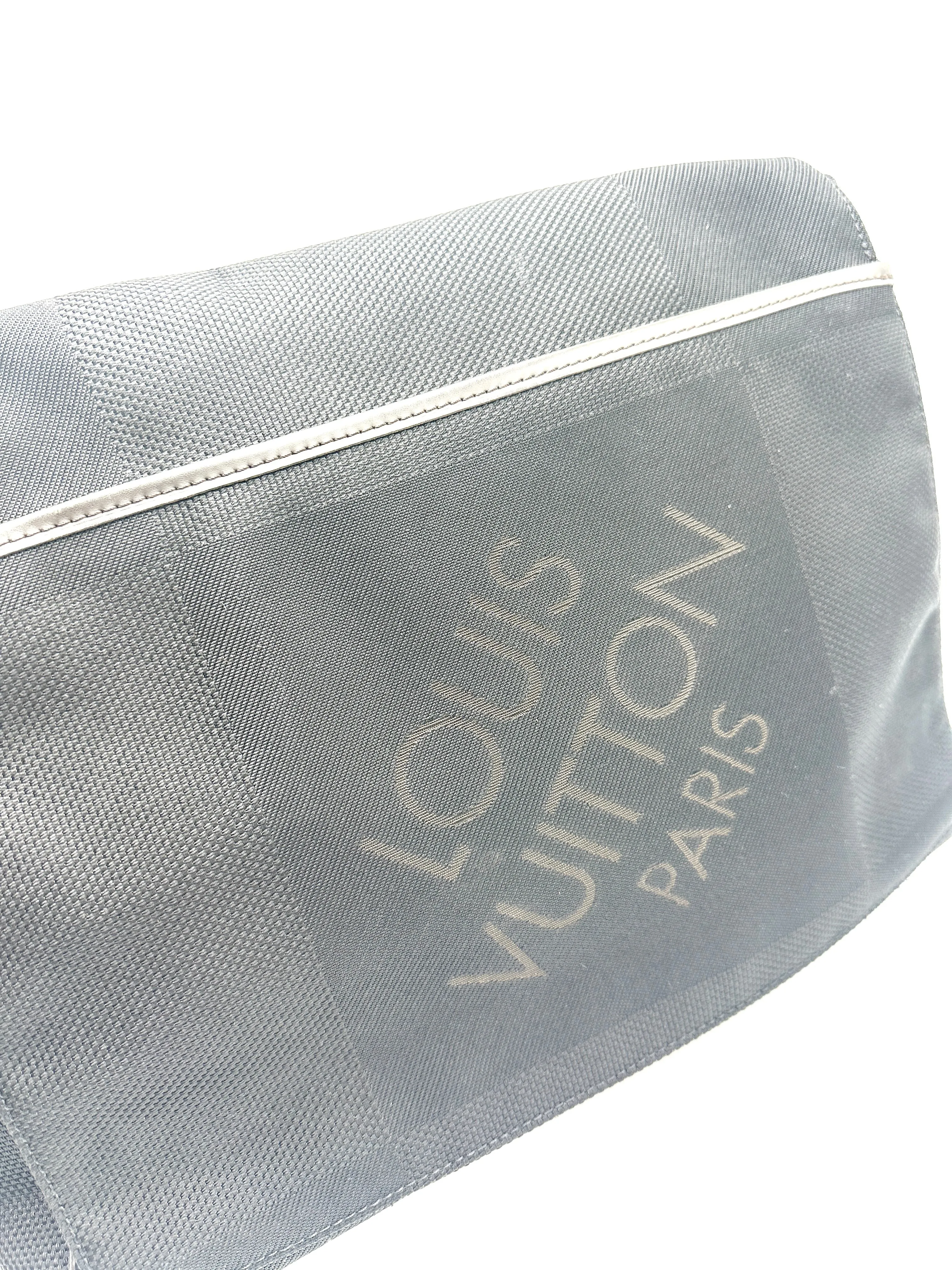 Black Geant Monogram Messenger Bag