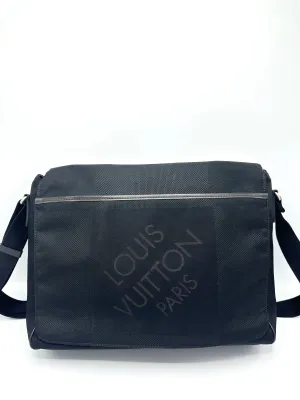 Black Geant Monogram Messenger Bag