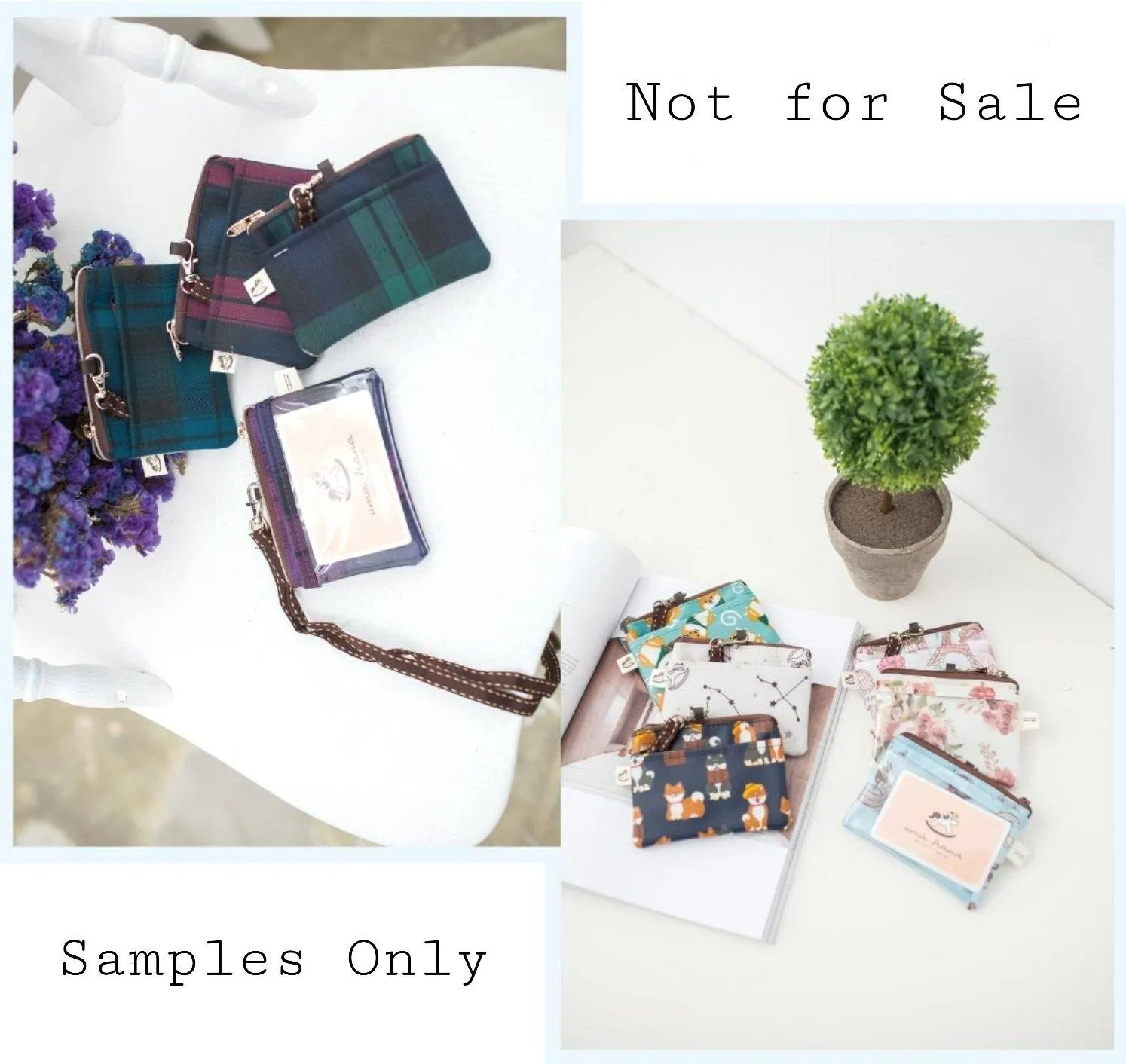 Blue Boba Frenchie Card & Coin Purse