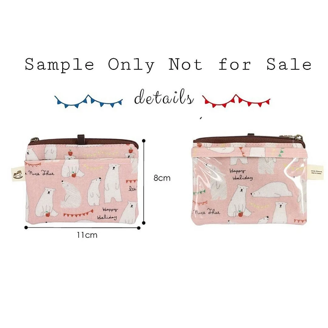 Blue Boba Frenchie Card & Coin Purse