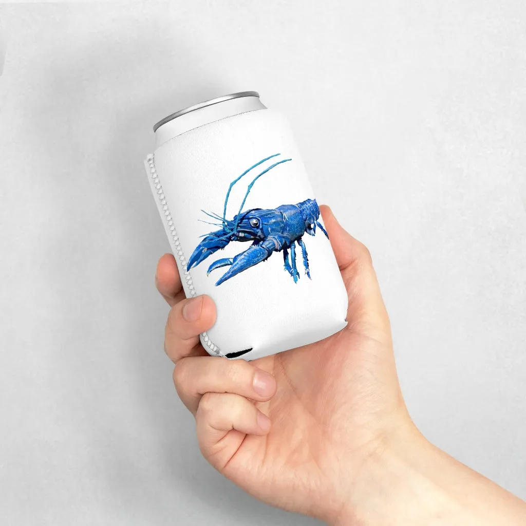 Blue Crawfish Can Cooler Sleeve