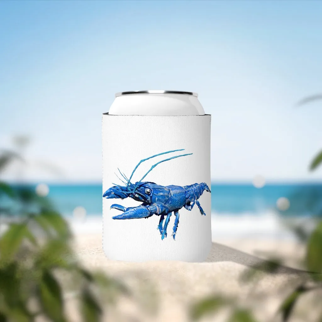 Blue Crawfish Can Cooler Sleeve