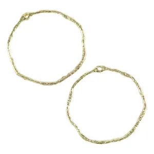 Brass Pendant - Ring - Pkg/2