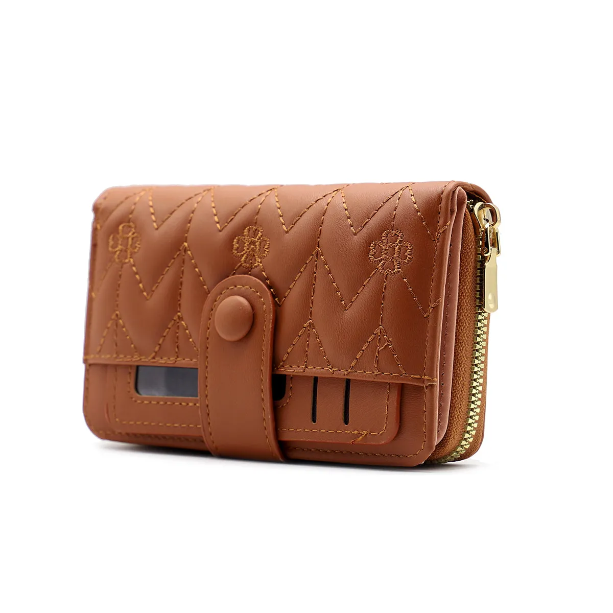 Brown Casual Wallet W00W00028