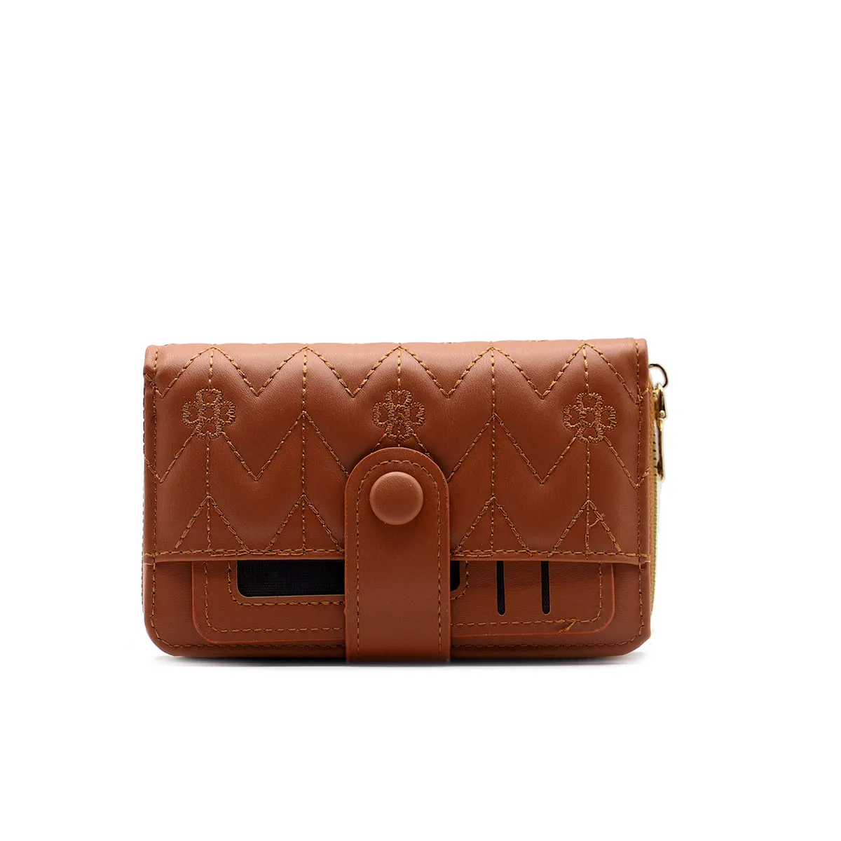 Brown Casual Wallet W00W00028