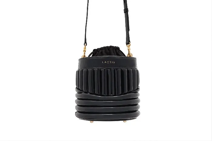 BUCKET BAG - Black Patent