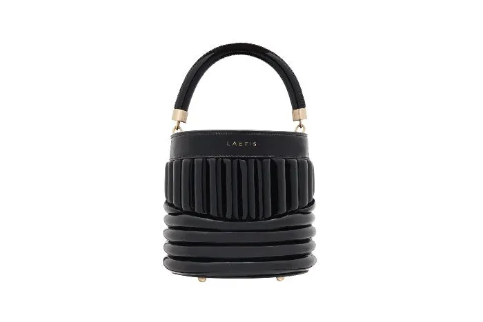 BUCKET BAG - Black Patent
