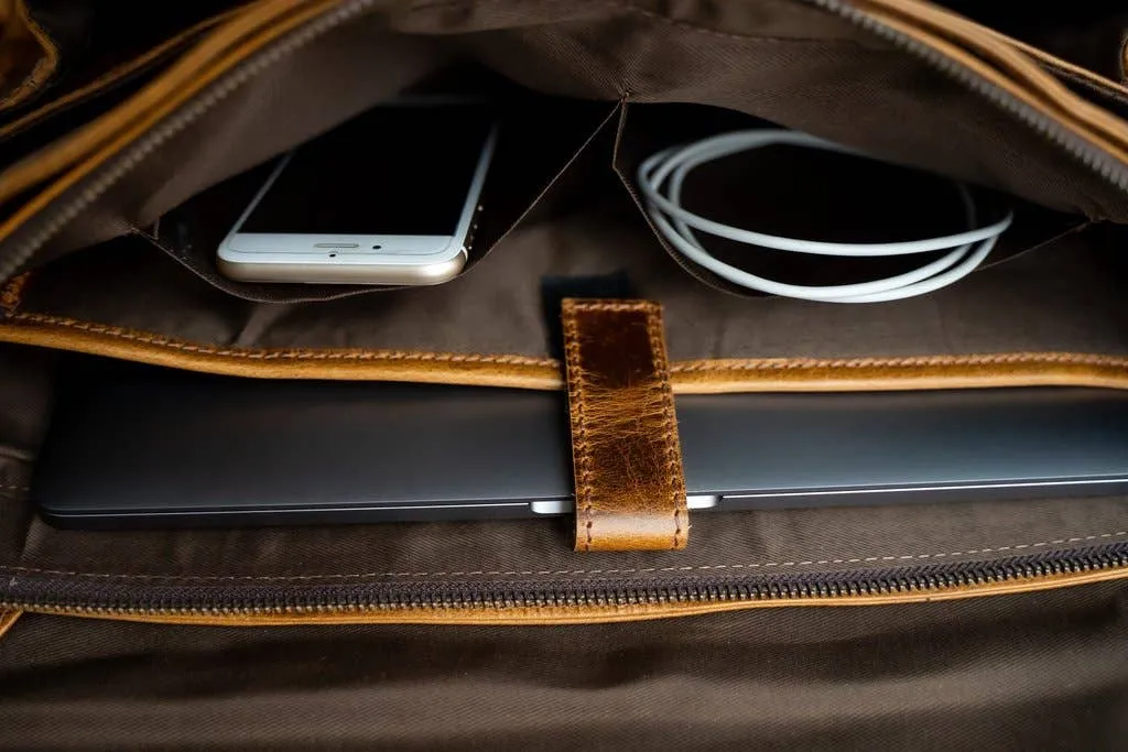 Buffalo Leather Messenger