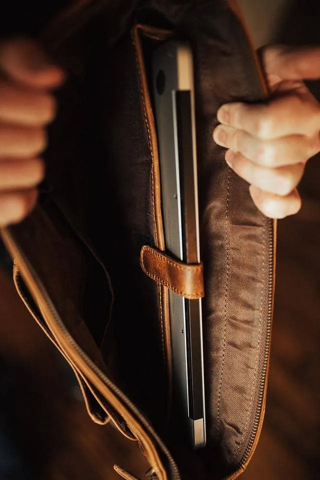 Buffalo Leather Messenger