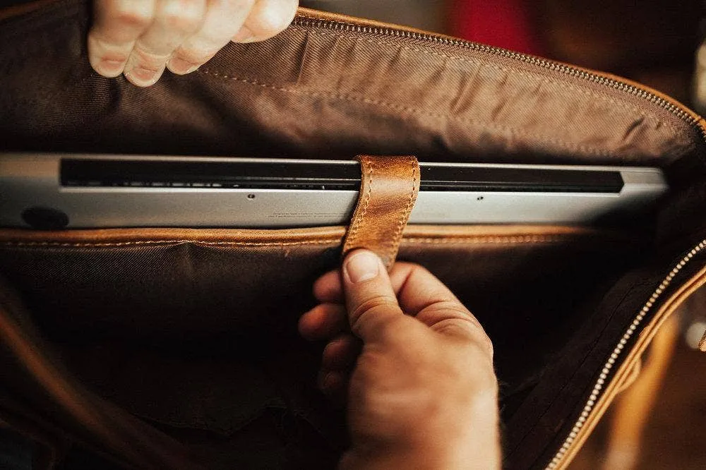 Buffalo Leather Messenger