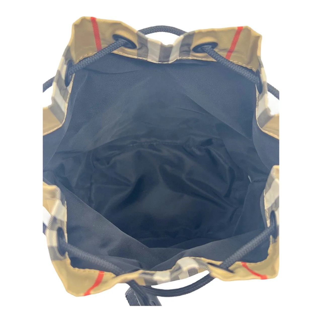 Burberry Phoebe Heritage Stripe Bucket Bag