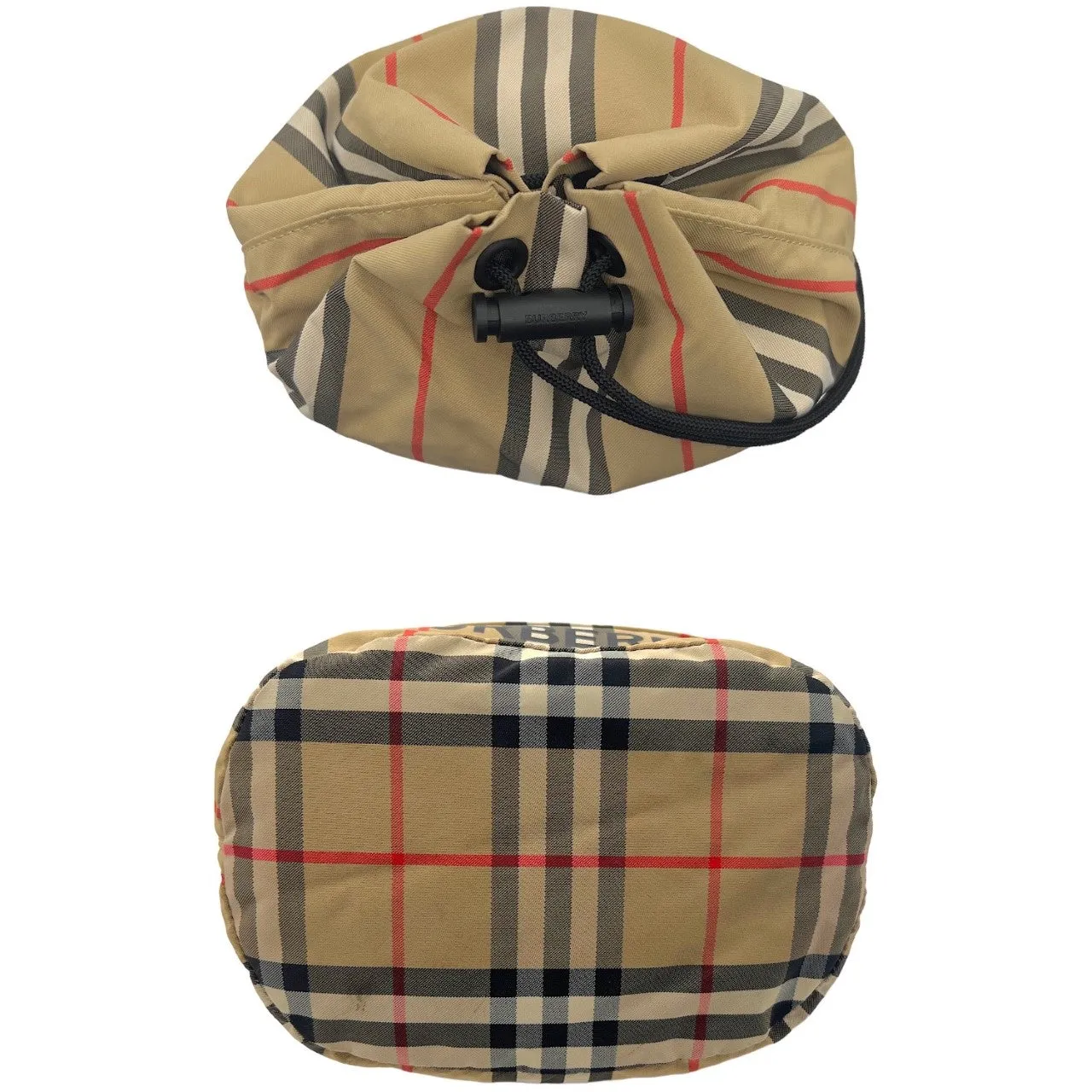 Burberry Phoebe Heritage Stripe Bucket Bag