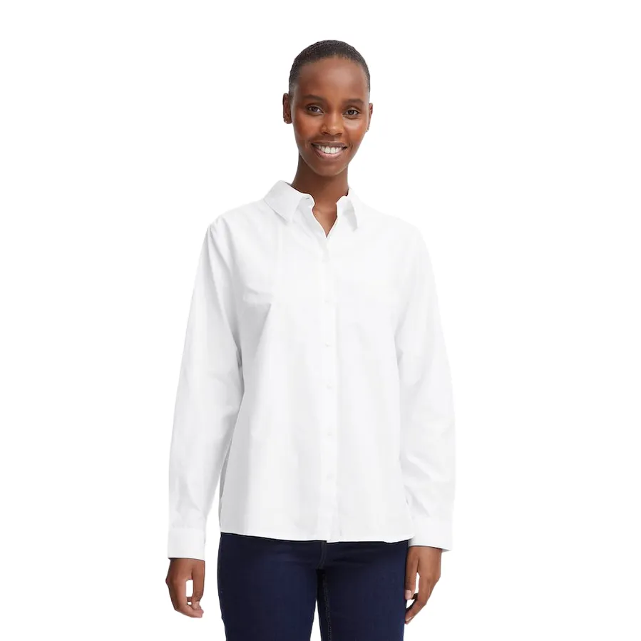 b.young camicia manica lunga da donna Byhetila 20815257 bianco