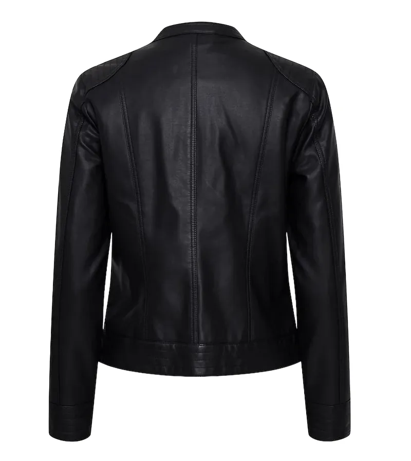 b.young giacca in ecopelle da donna Byacom 20809396 200451 nero