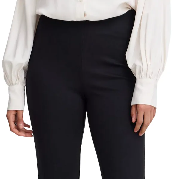 b.young pantalone da donna a zampa Byparrin 20815349 200451 nero