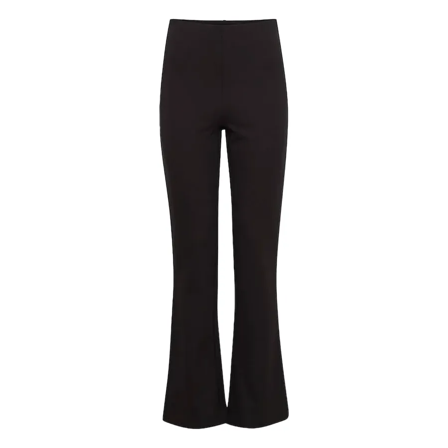 b.young pantalone da donna a zampa Byparrin 20815349 200451 nero
