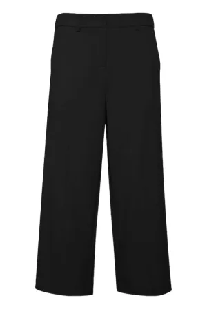 b.young Pantalone largo da donna Dydanta Wide 20805614 80001 black