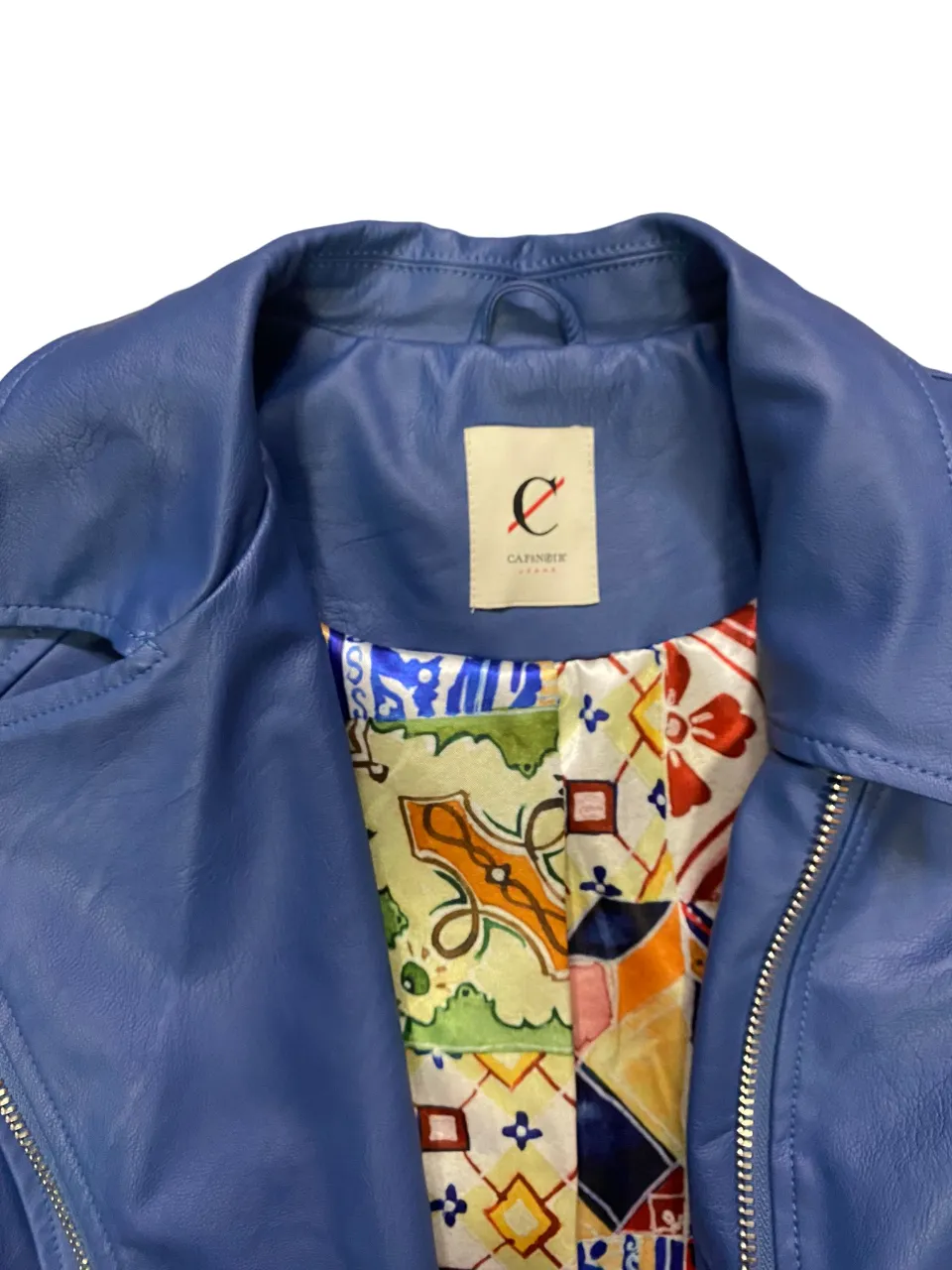 CafèNoir Chiodo Similpelle C7JG0012 B012 blu