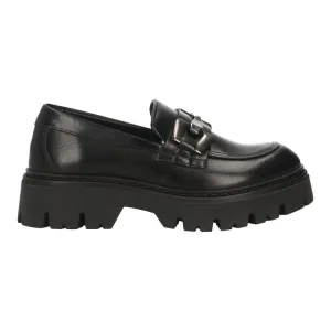 CafèNoir Scarpa Mocassino in pelle con morsetto da donna C1FM1011 N001 nero