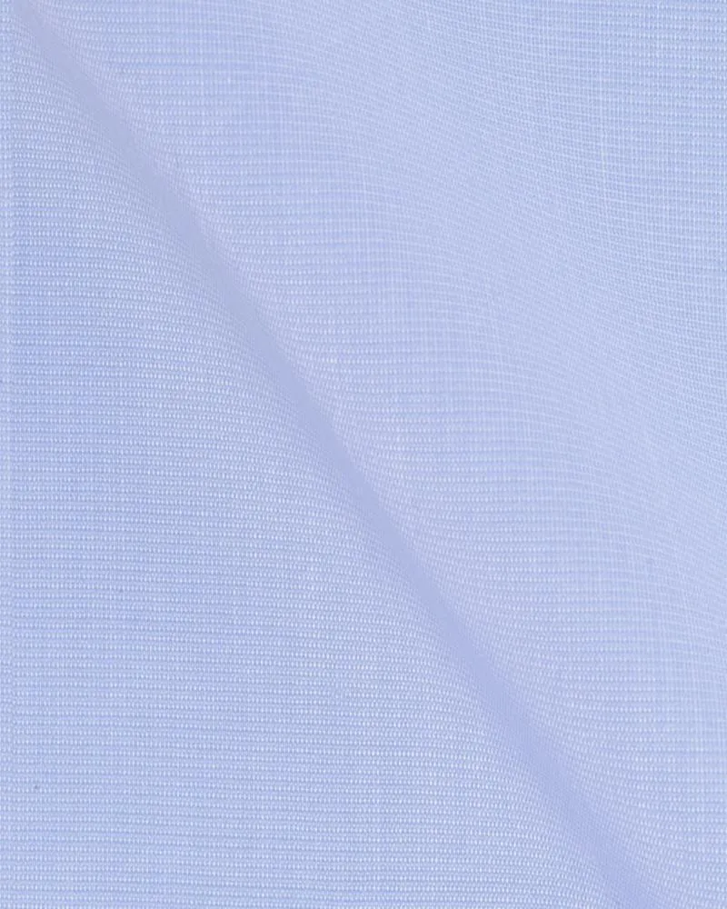 Canclini Nevada Blue Textured Shirt 3246.w110.0017.fan
