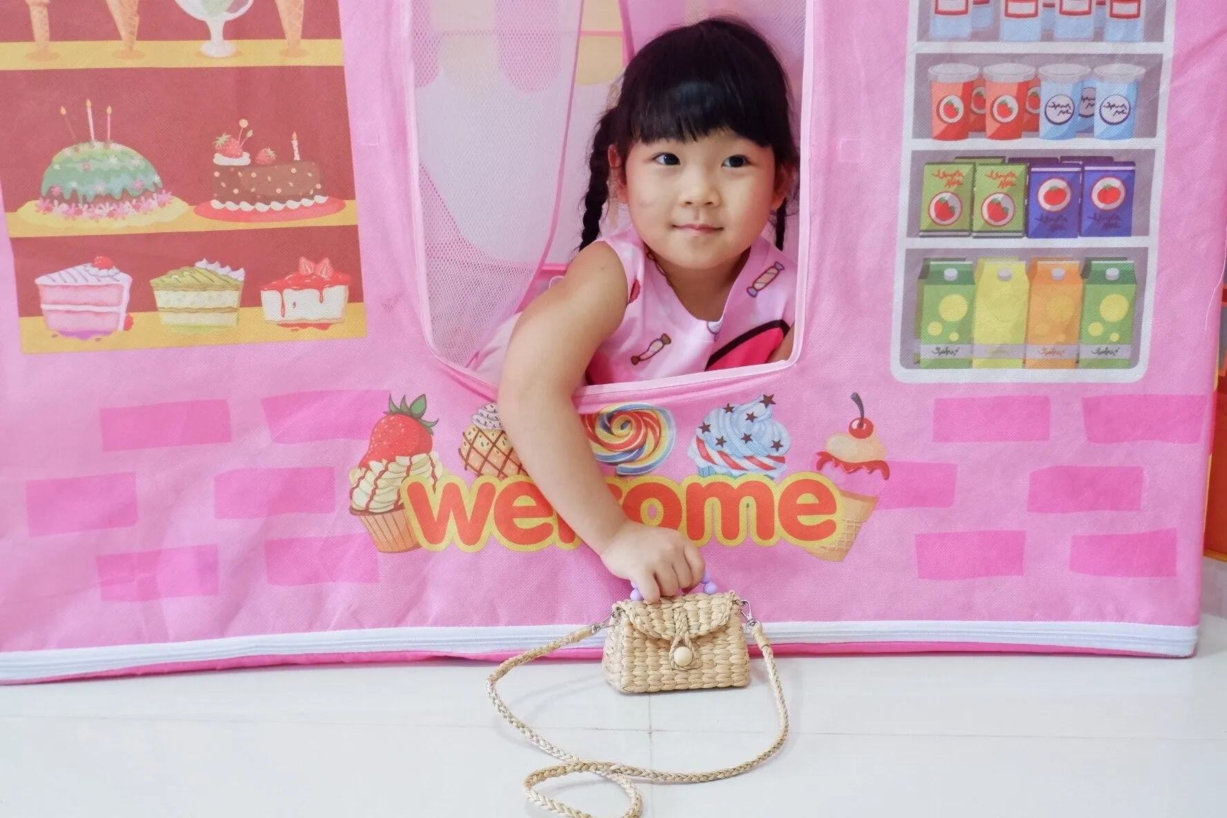 Candy bag, Kids Bag, mini straw bag